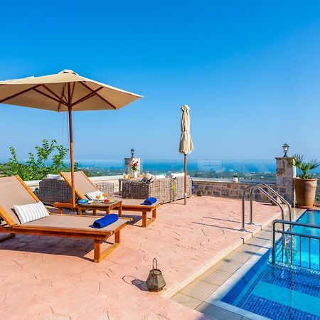 New Villa Kantifes 4 Families Or Couples With Private Pool & Bbq Kirianna エクステリア 写真