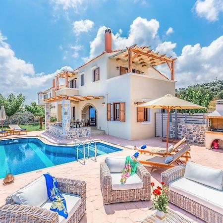 New Villa Kantifes 4 Families Or Couples With Private Pool & Bbq Kirianna エクステリア 写真