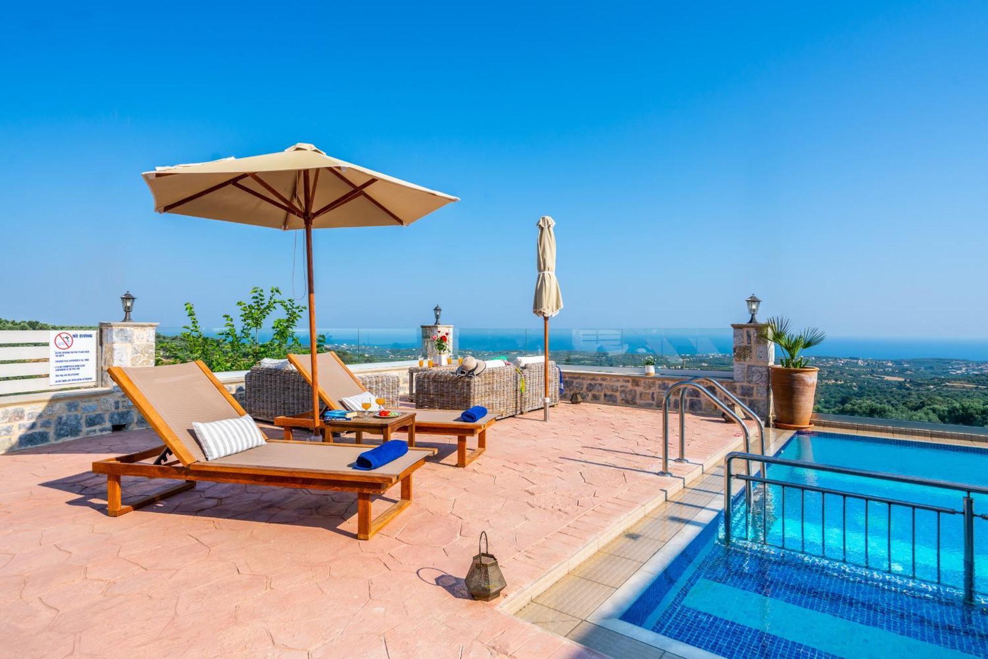 New Villa Kantifes 4 Families Or Couples With Private Pool & Bbq Kirianna エクステリア 写真