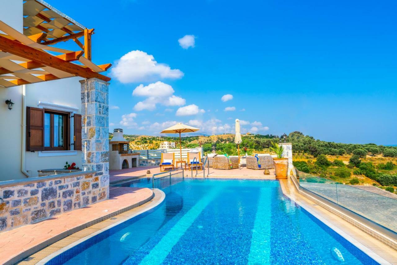 New Villa Kantifes 4 Families Or Couples With Private Pool & Bbq Kirianna エクステリア 写真