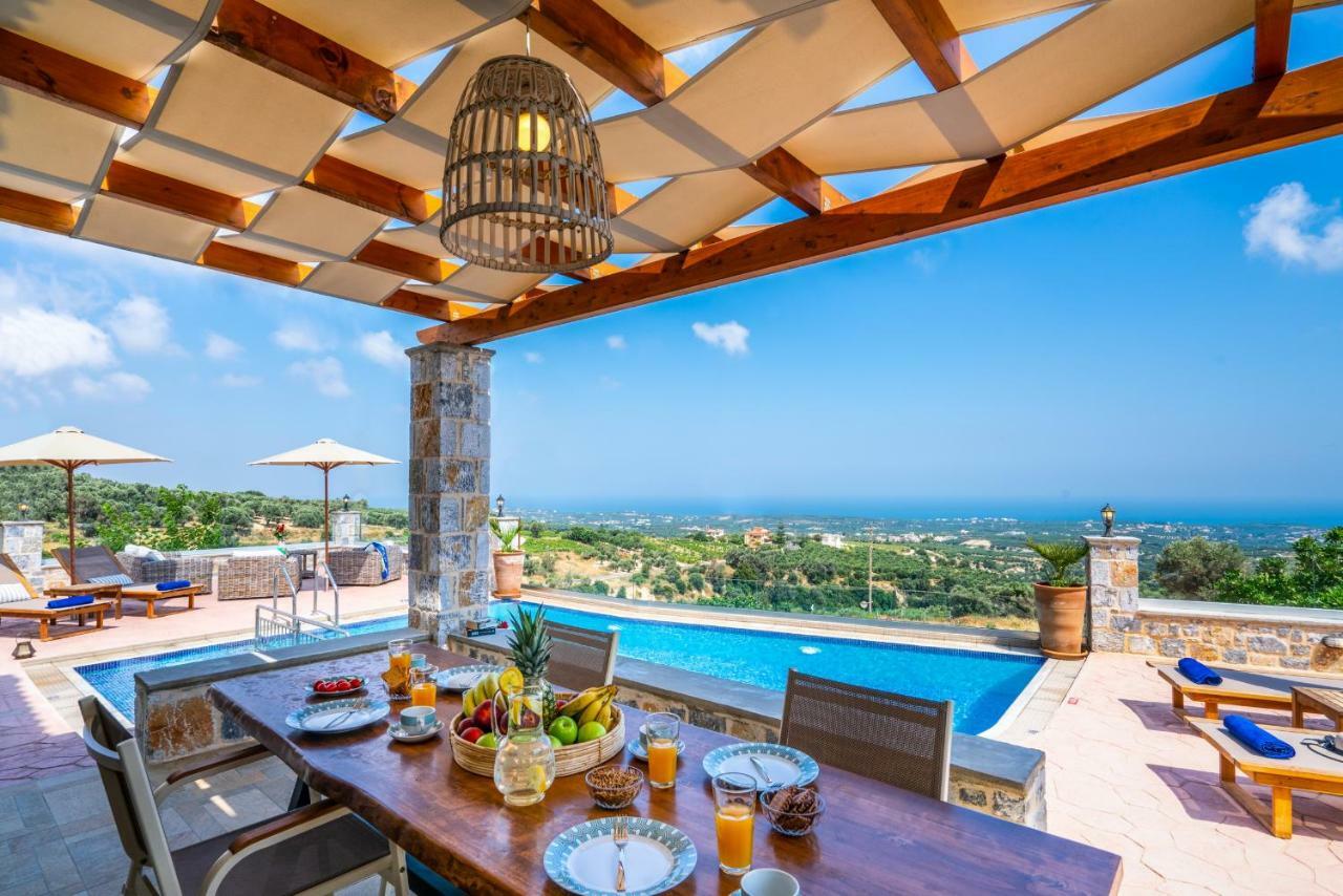 New Villa Kantifes 4 Families Or Couples With Private Pool & Bbq Kirianna エクステリア 写真