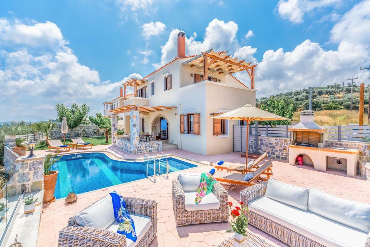 New Villa Kantifes 4 Families Or Couples With Private Pool & Bbq Kirianna エクステリア 写真