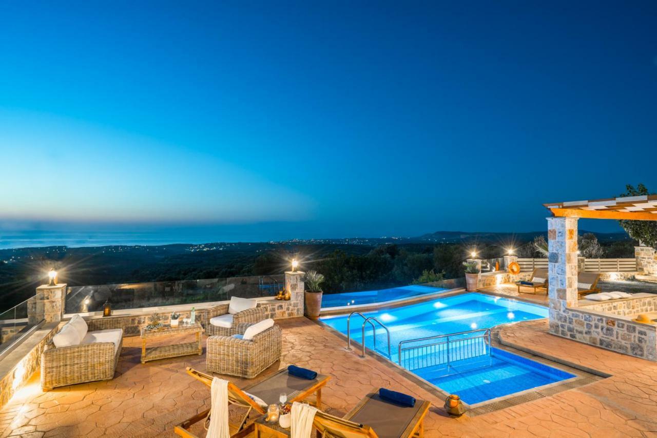 New Villa Kantifes 4 Families Or Couples With Private Pool & Bbq Kirianna エクステリア 写真