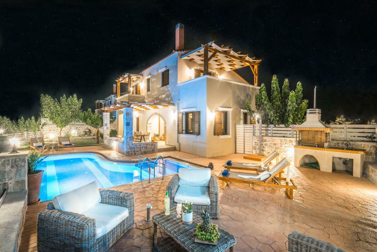 New Villa Kantifes 4 Families Or Couples With Private Pool & Bbq Kirianna エクステリア 写真
